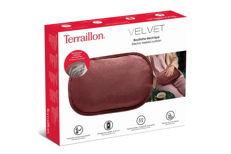 Velvet hitapoki í umbúðum