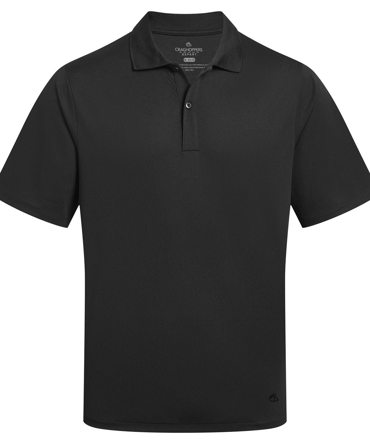 Pólóbolur Craghoppers CR337 – Svartur – 3XL