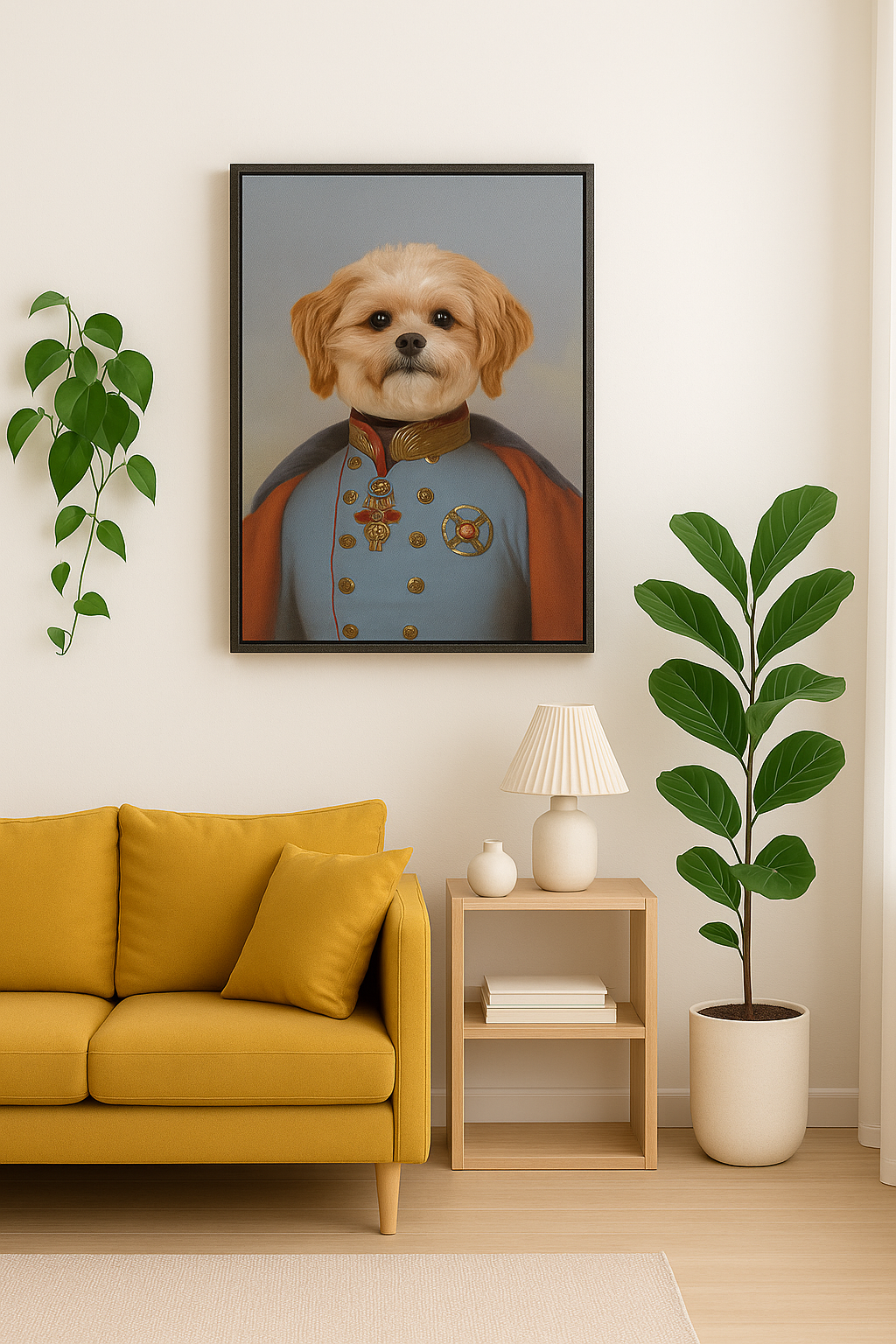 Konungleg stafræn teikning af gæludýrinu