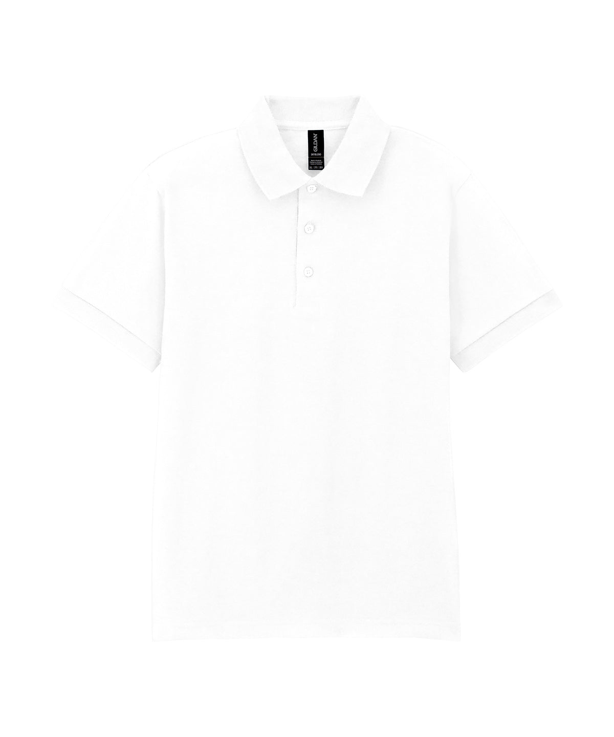 Pólóbolur Gildan GD040 – Hvítur – 3XL