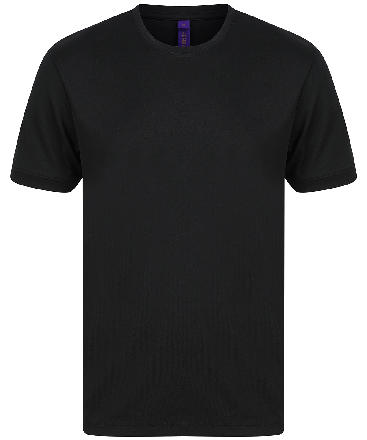 Stuttermabolur Henbury HB024 – Svartur – 4XL