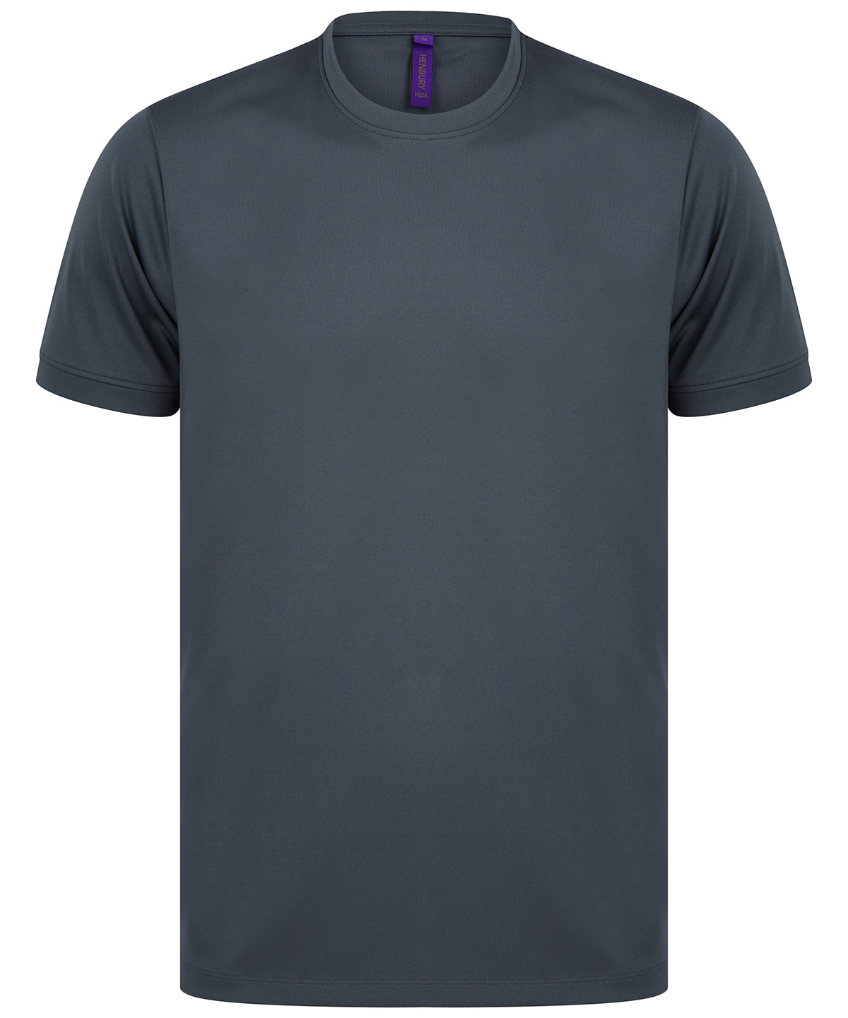 Stuttermabolur Henbury HB024 – Charcoal – 4XL