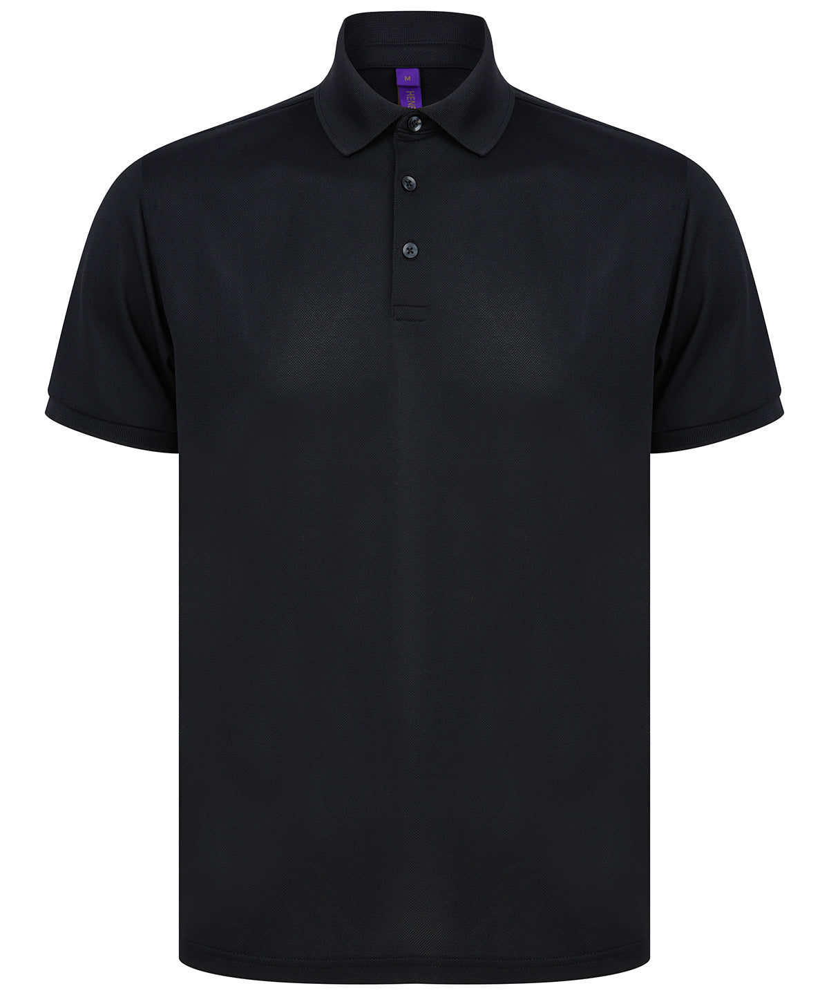 Pólóbolur Henbury HB465 – Svartur – 4XL