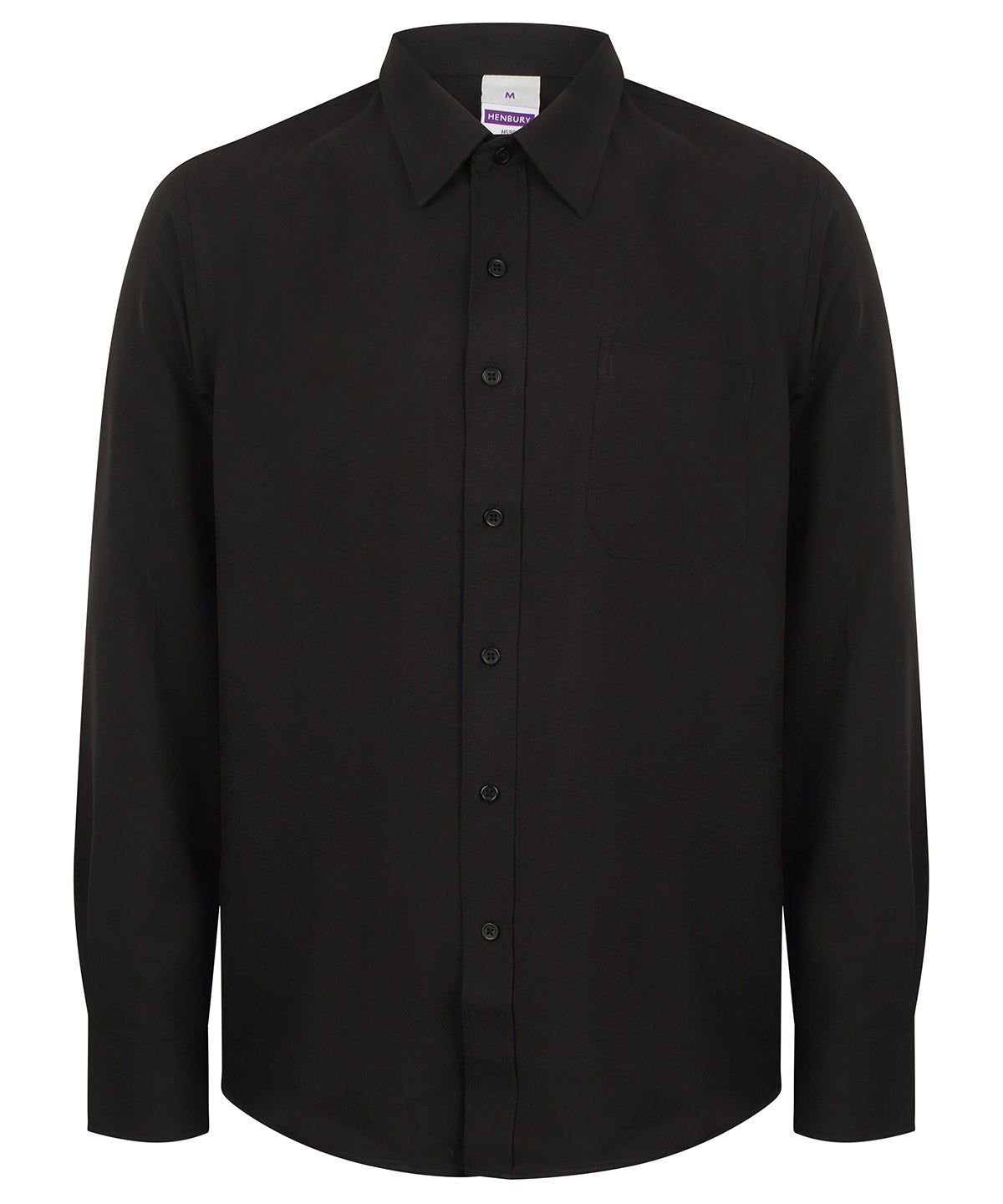 Skyrta Henbury HB590 – Svartur – 4XL
