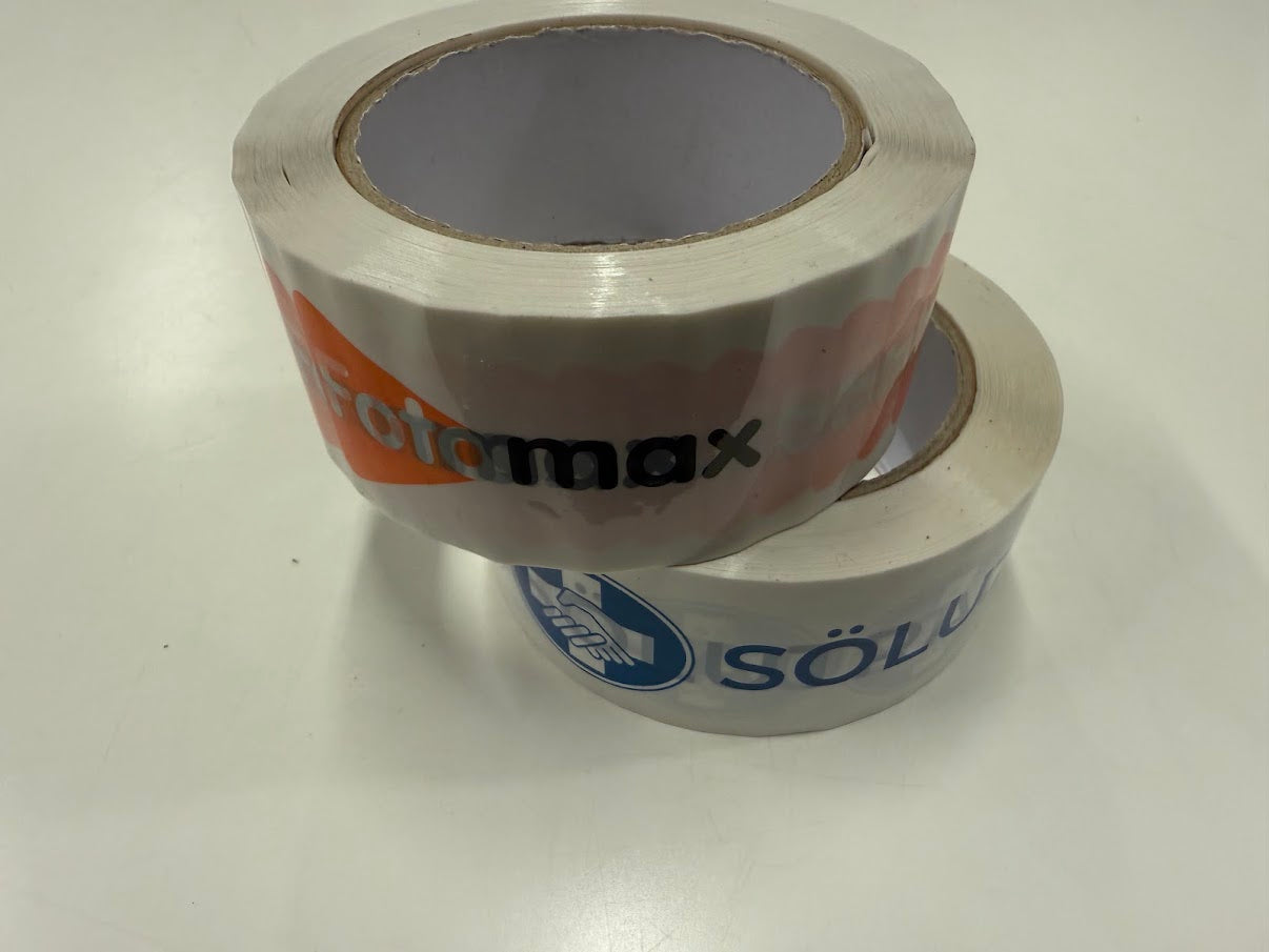 Merkt límbönd með lógó