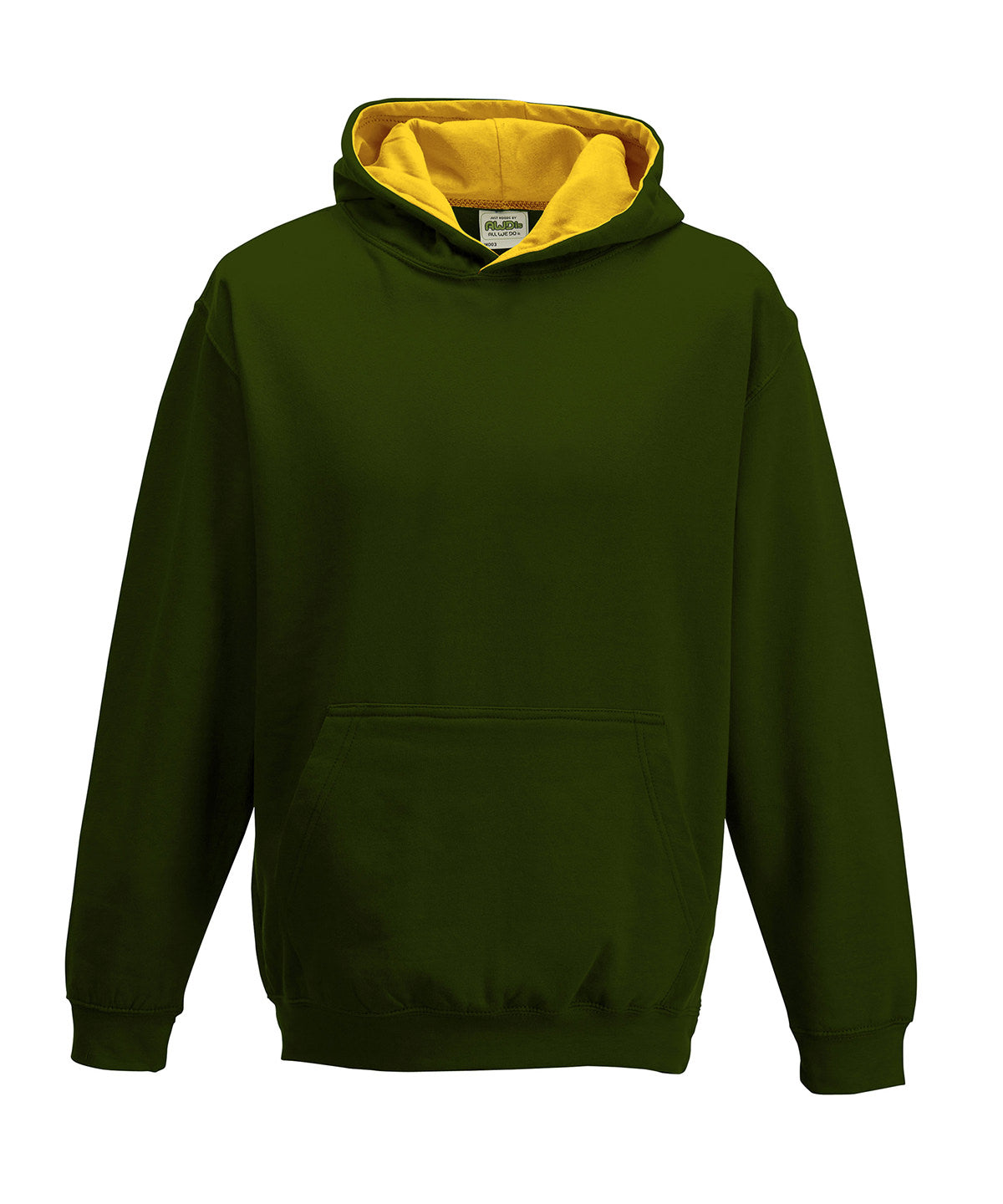 Hettupeysa AWDis Just Hoods JH03J – Forest Green/Gold – 12/13 Years