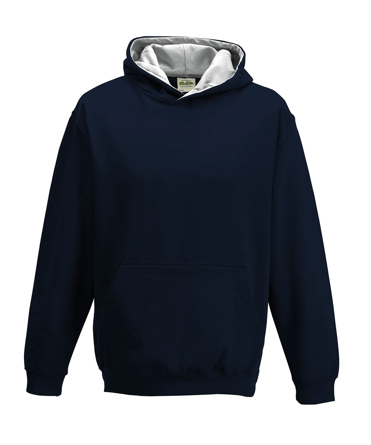 Hettupeysa AWDis Just Hoods JH03J – New French Navy/Heather Grey – 12/13 Years