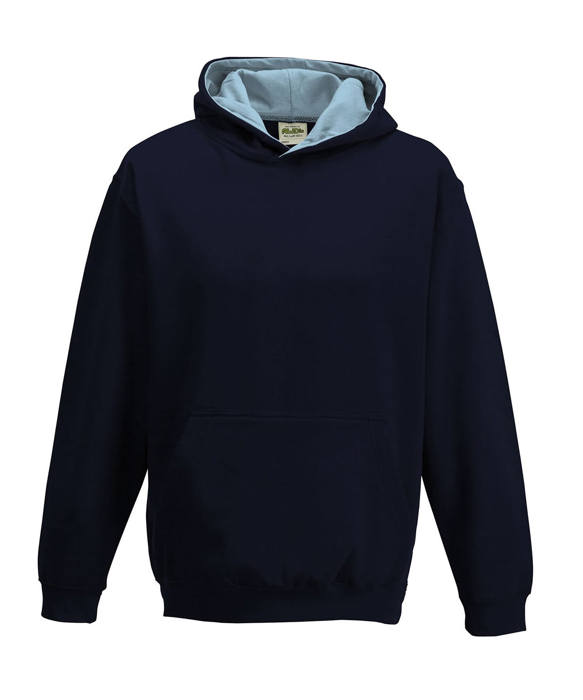 Hettupeysa AWDis Just Hoods JH03J – New French Navy/Sky Blue – 12/13 Years