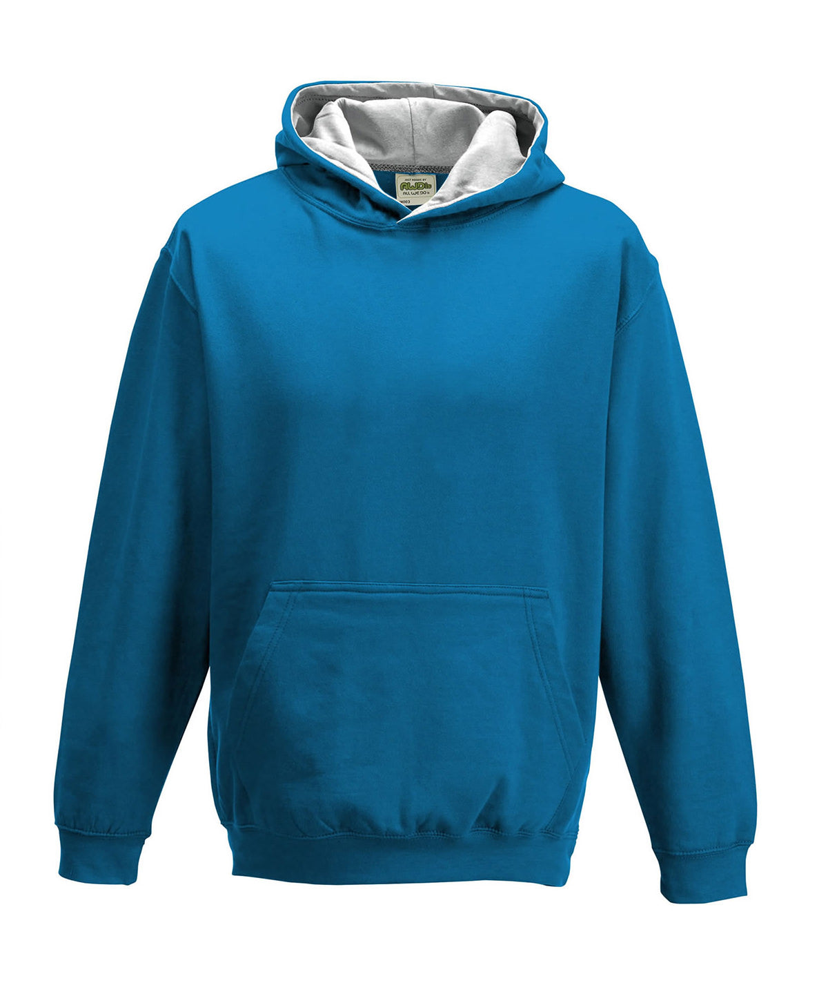 Hettupeysa AWDis Just Hoods JH03J – Sapphire Blue/Heather Grey – 12/13 Years