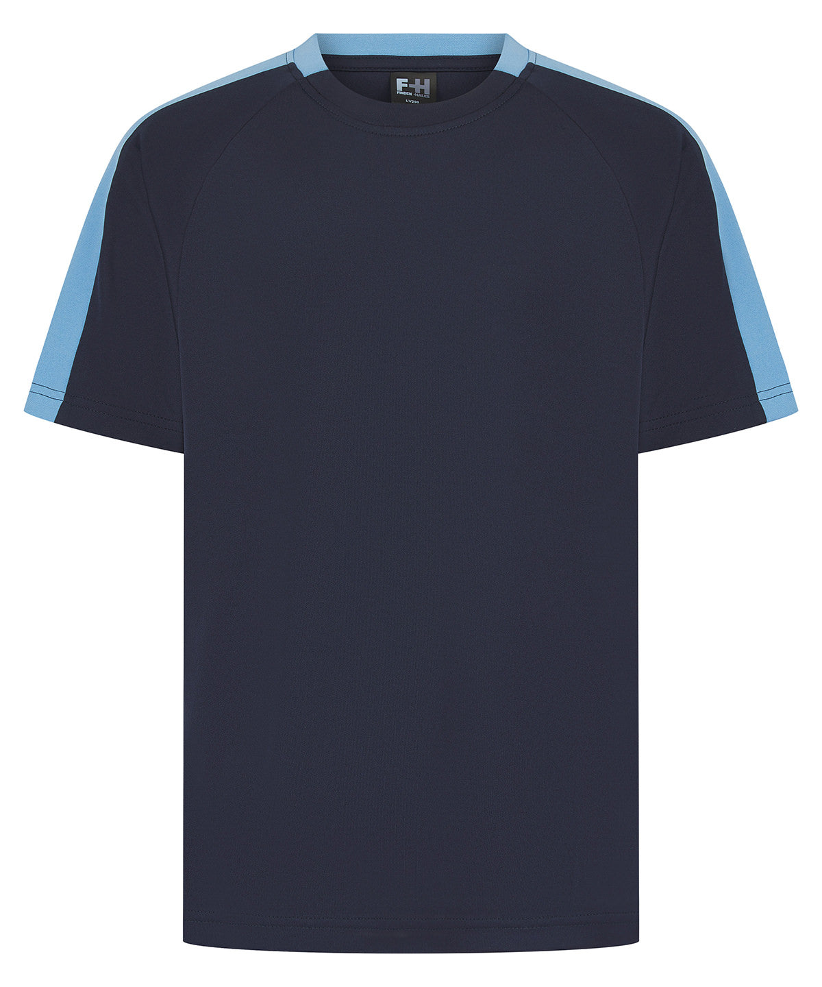 Stuttermabolur Finden & Hales LV290 – Navy/Sky – 3XL