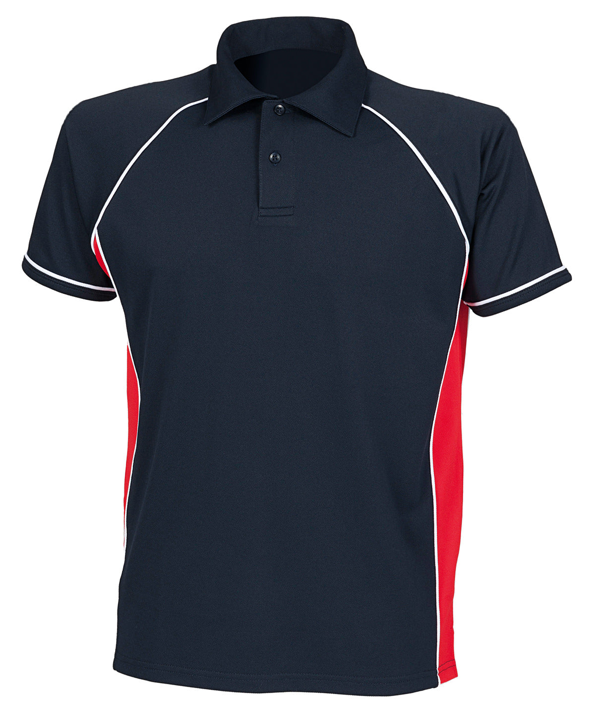 Pólóbolur Finden & Hales LV370 – Navy/Red/White – 3XL