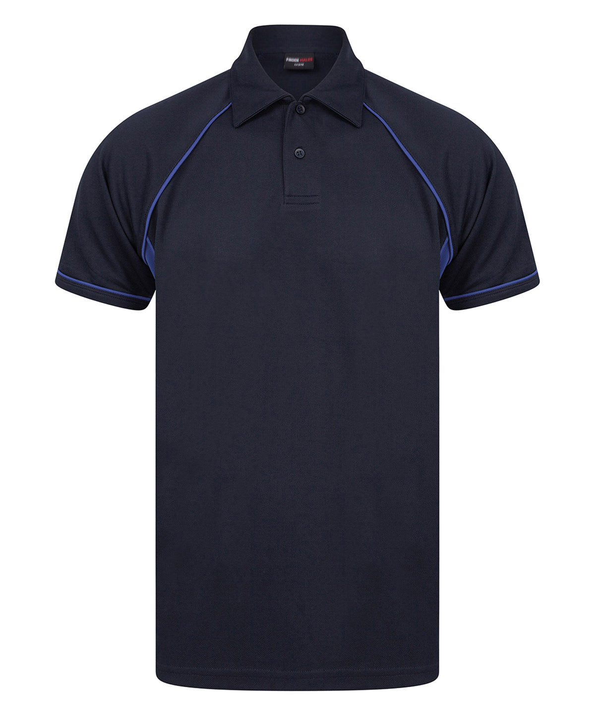 Pólóbolur Finden & Hales LV370 – Navy/Royal/Royal* – 3XL