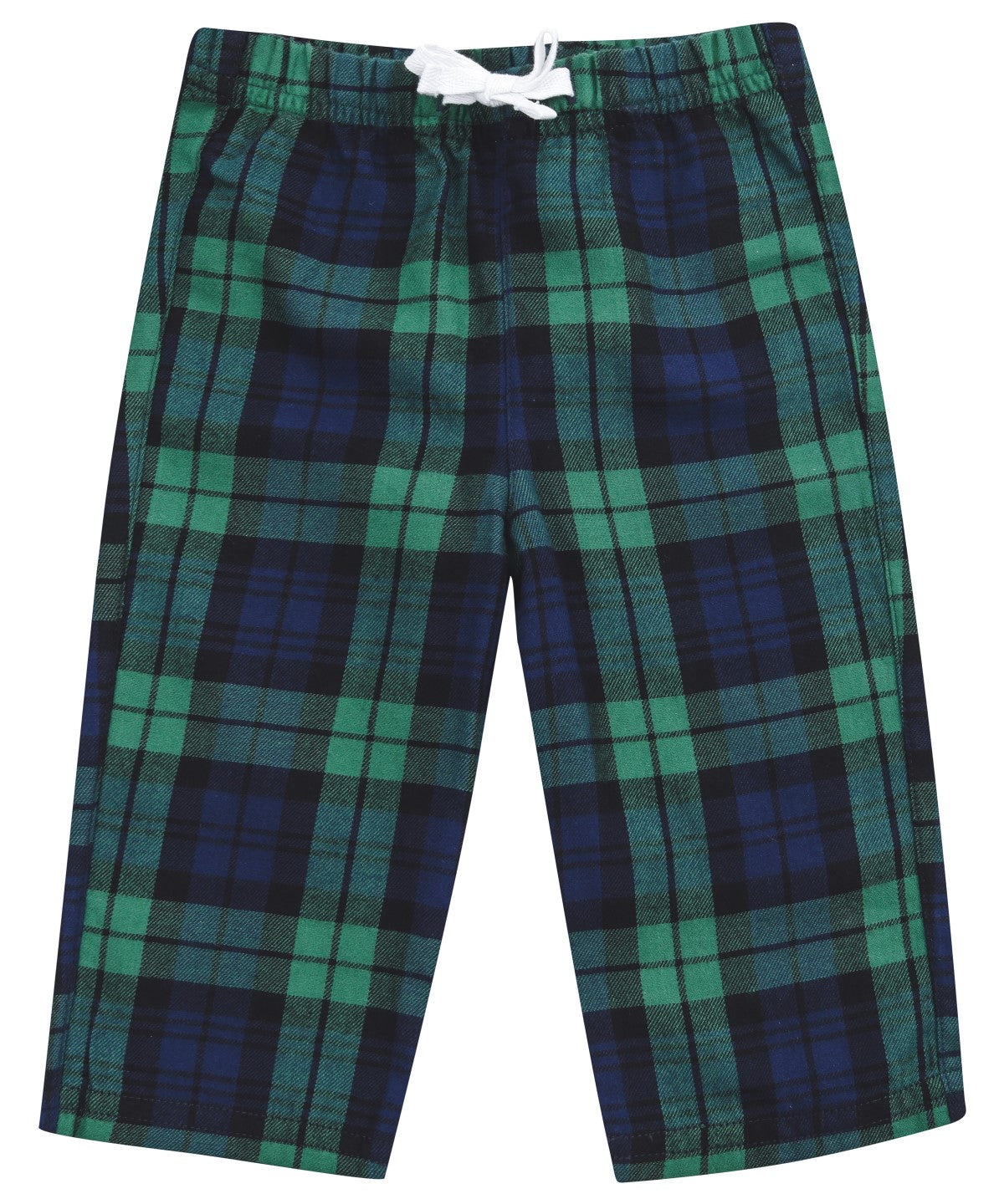 Þægindabuxur Larkwood LW83T – Green/Navy Check – 3/4 Years
