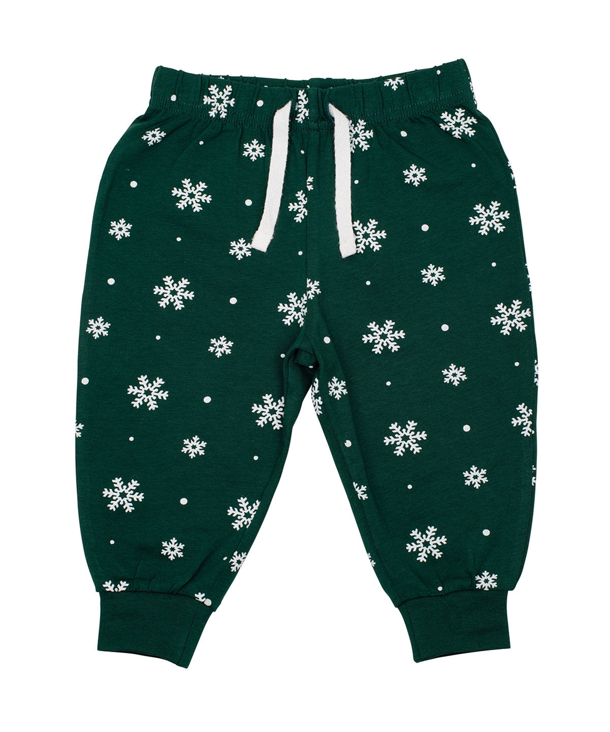 Þægindabuxur Larkwood LW85T – Bottle/White Snowflakes – 3/4 Years