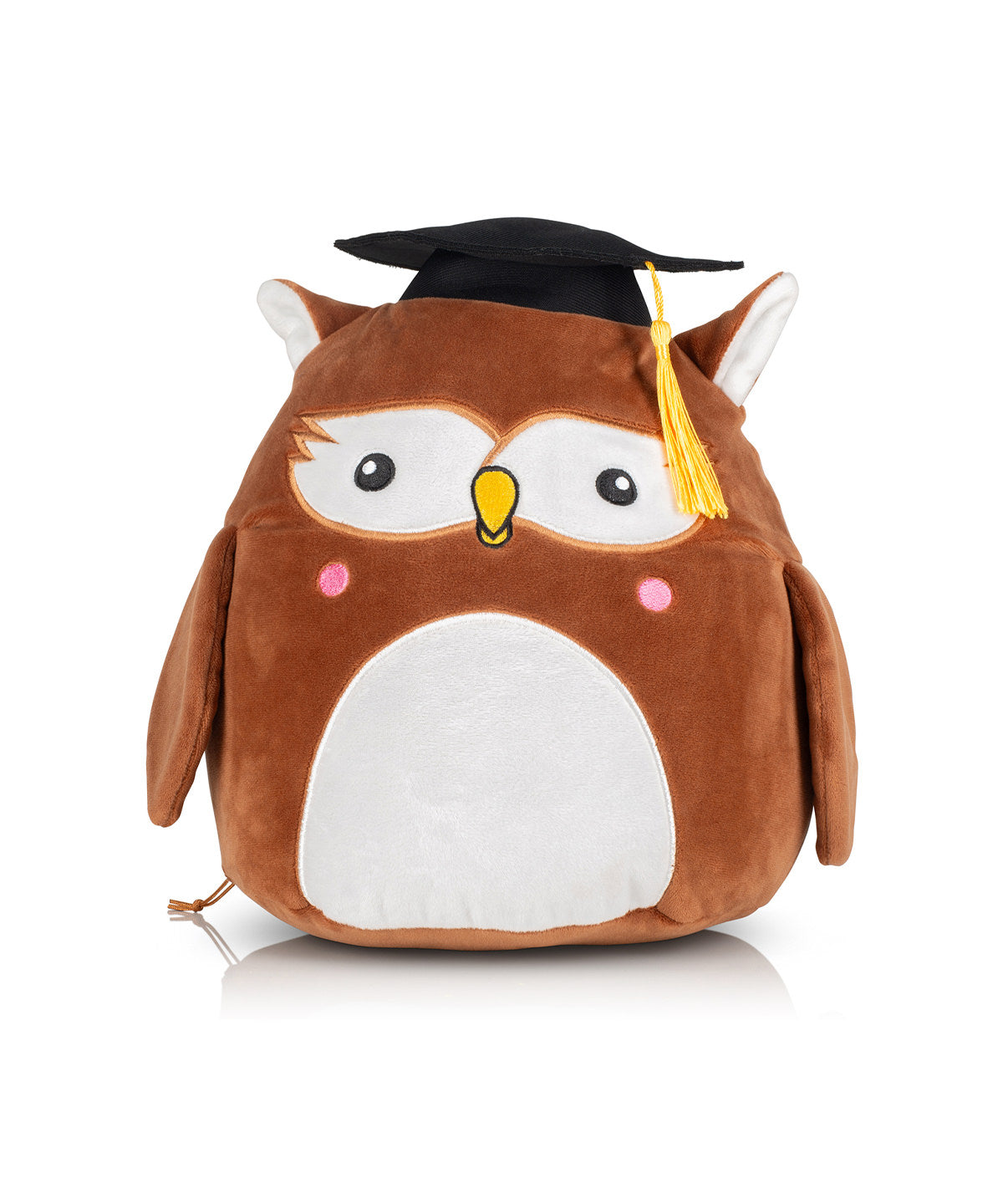 Mjúkt leikfang Mumbles MM800 – Dark Brown Wise Owl – L