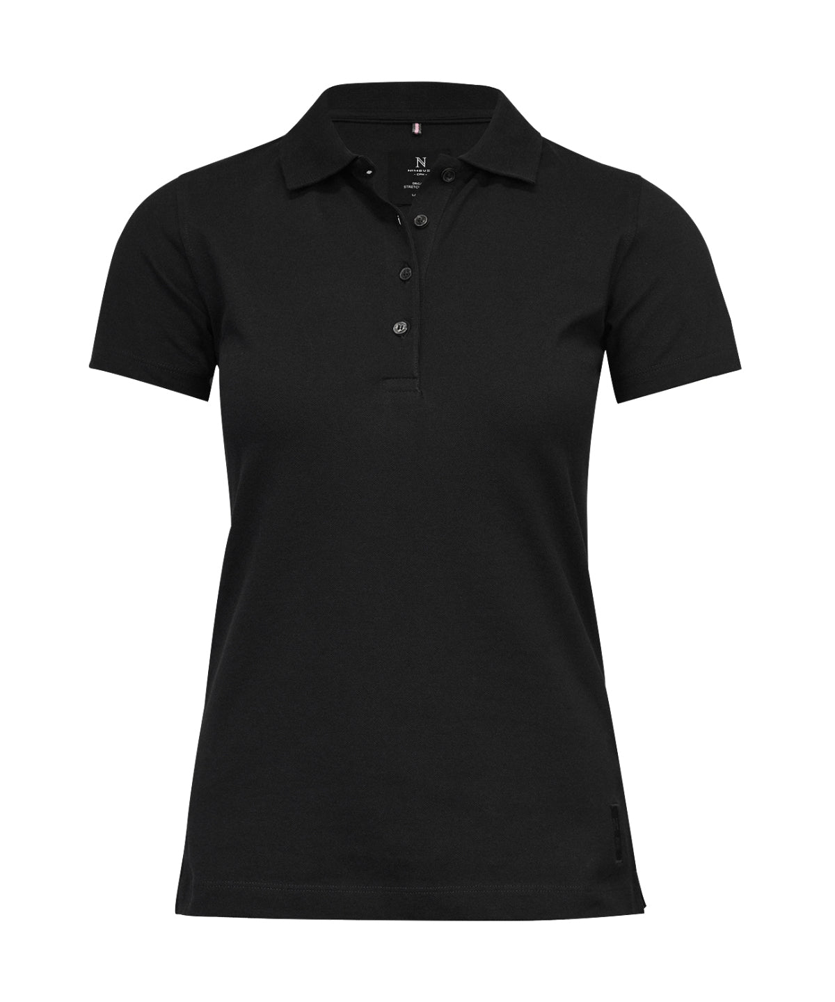 Pólóbolur Nimbus N119F – Svartur – 3XL