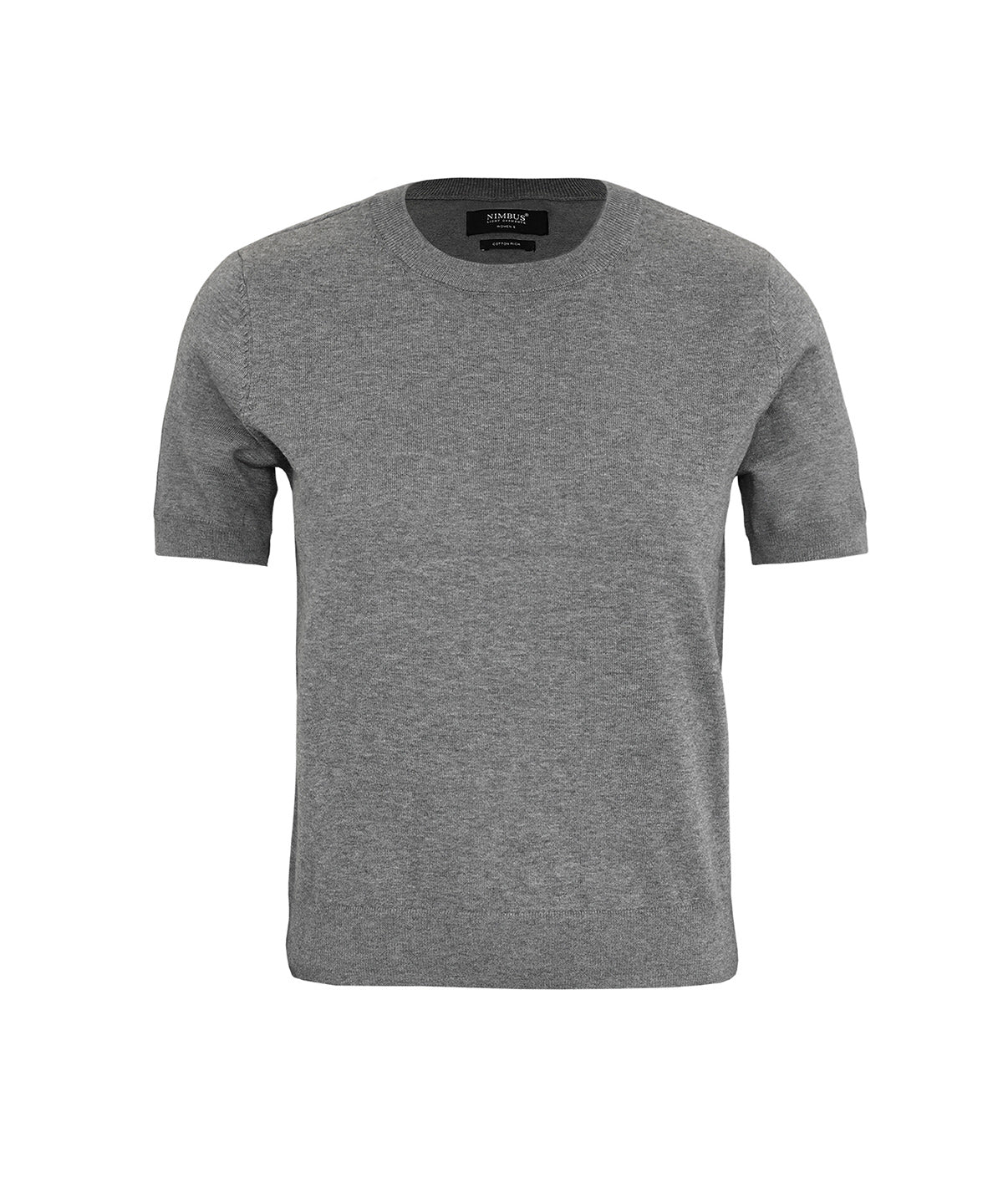 Stuttermabolur Nimbus N144F – Grey Melange