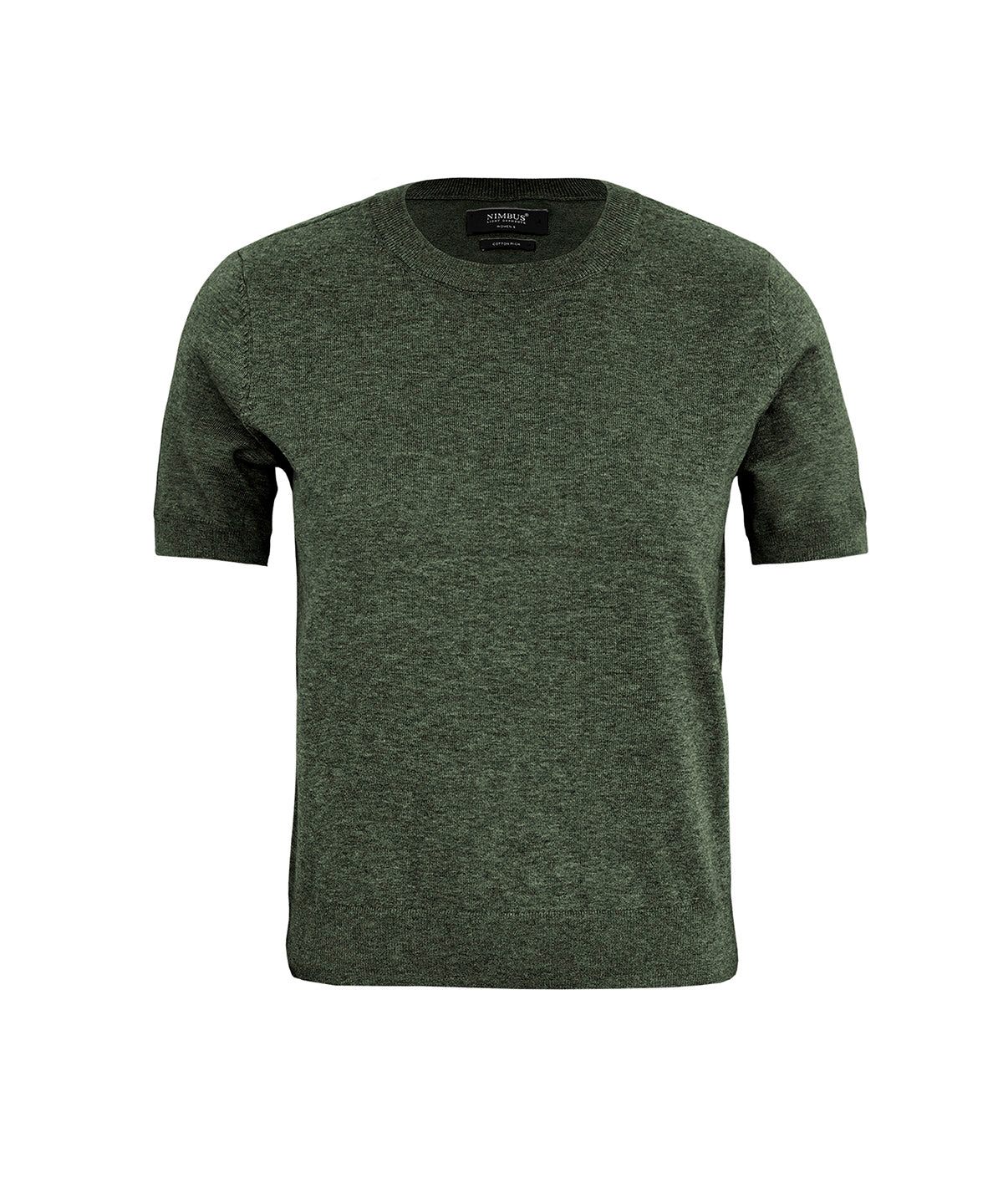 Stuttermabolur Nimbus N144F – Olive Melange