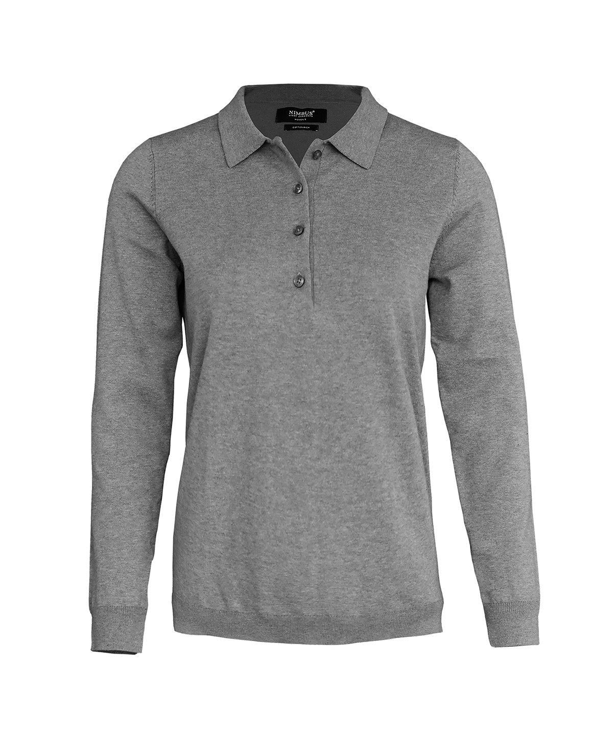 Pólóbolur Nimbus N145F – Grey Melange