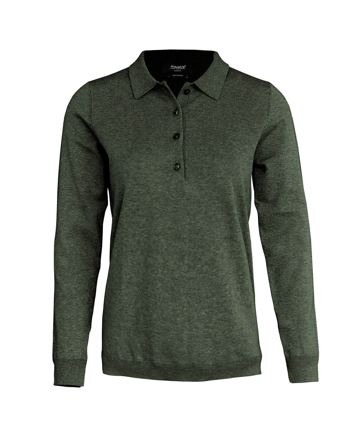 Pólóbolur Nimbus N145F – Olive Melange