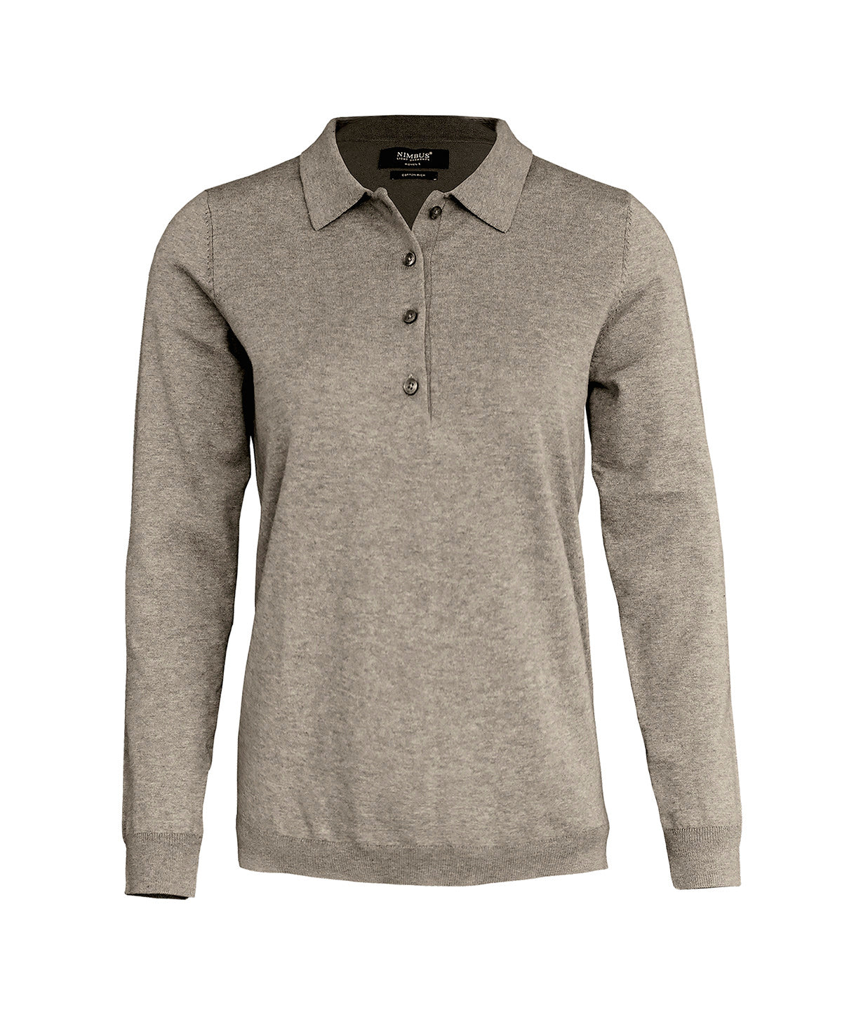 Pólóbolur Nimbus N145F – Sand Melange