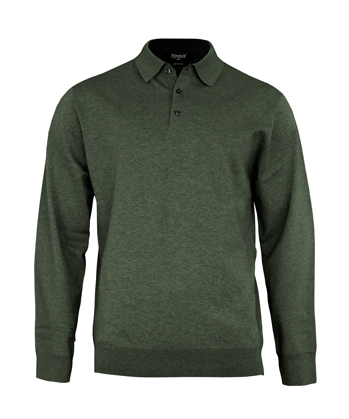 Pólóbolur Nimbus N145M – Olive Melange
