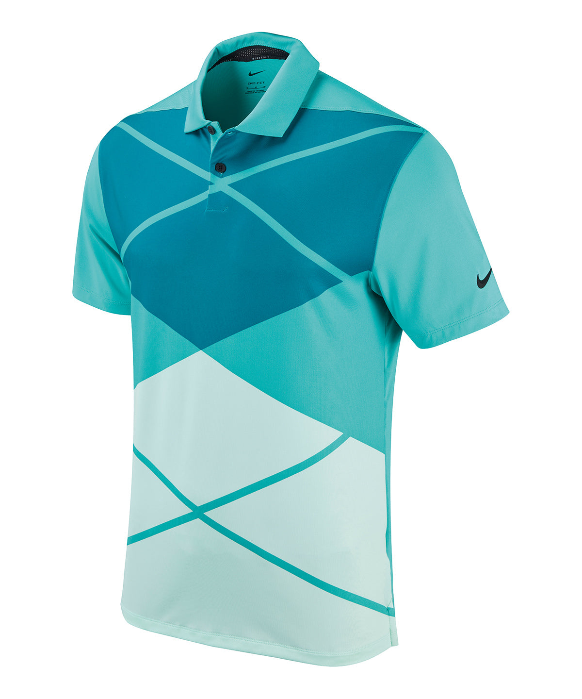 Pólóbolur Nike NK338 – Washed Teal/Black – 2XL