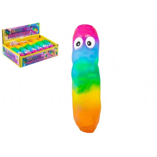 Rainbow Stretchy Poop - Regnboga Teygjukúkur