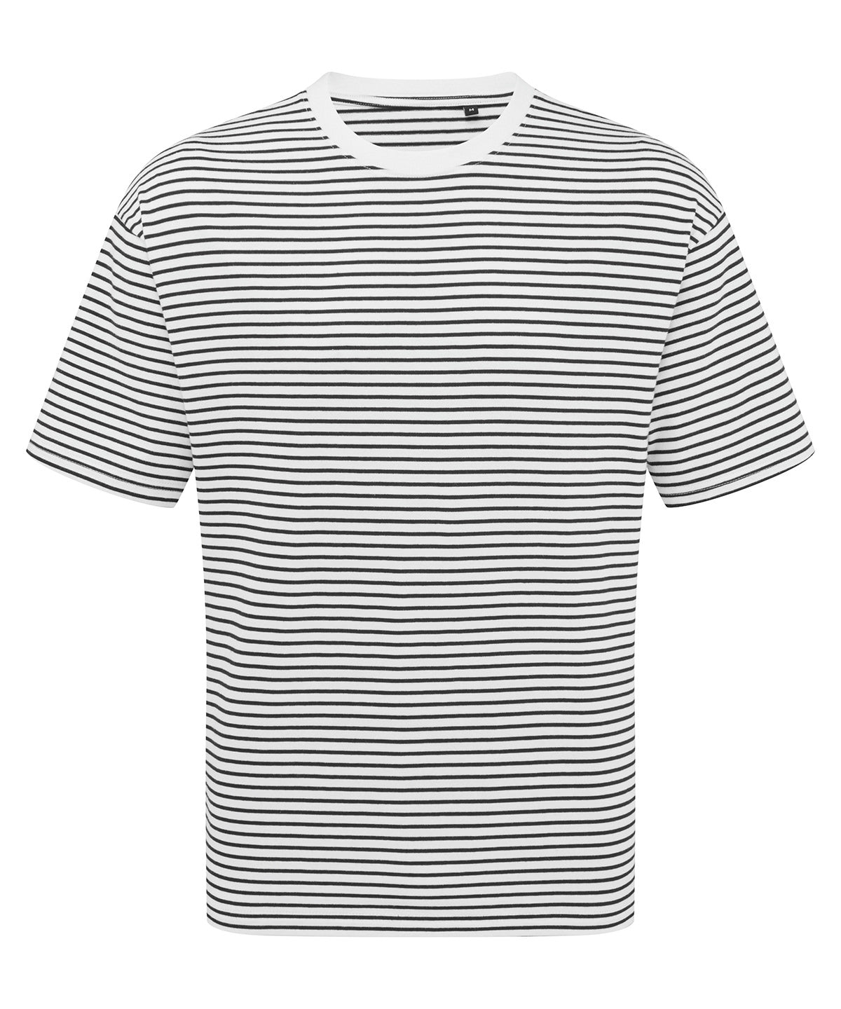 Stuttermabolur Premier PR020 – Black/White Stripe – 4XL