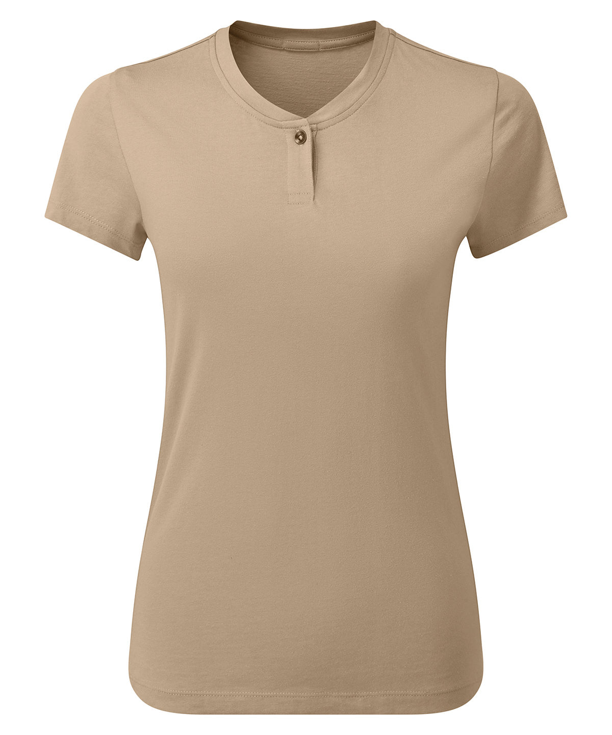 Stuttermabolur Premier PR319 – Khaki – 2XL