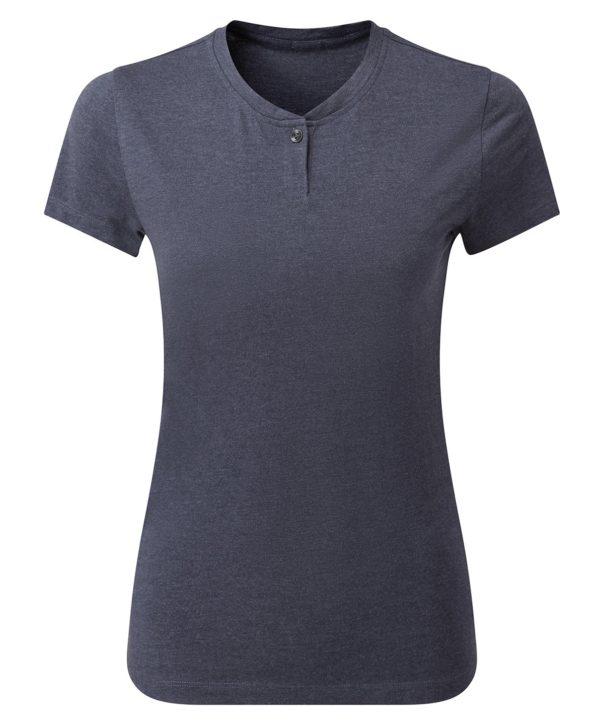 Stuttermabolur Premier PR319 – Navy Marl – 2XL