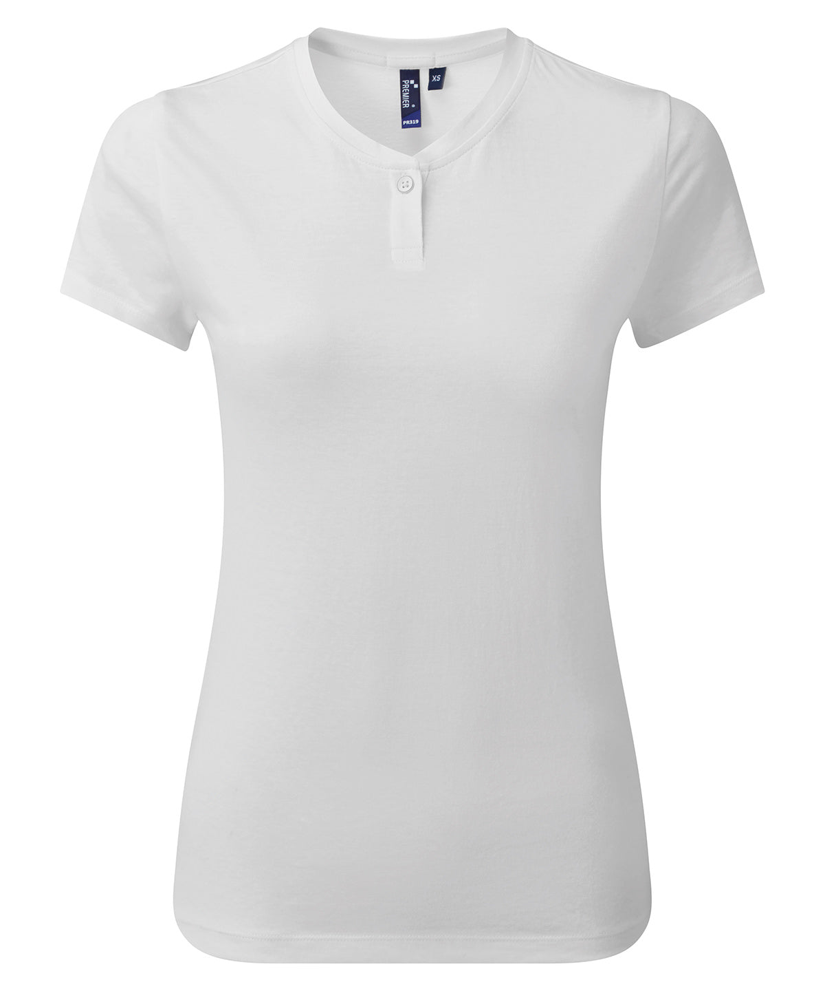 Stuttermabolur Premier PR319 – Hvítur – 2XL