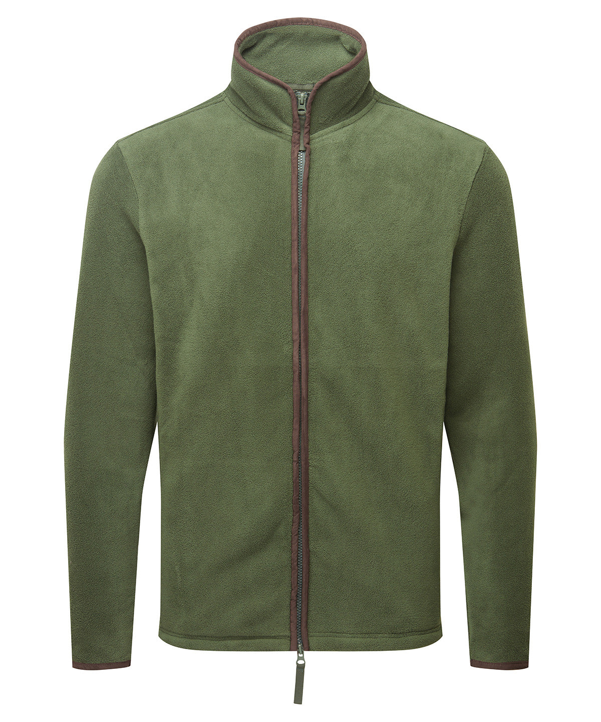 Flíspeysa Premier PR823 – Moss Green/Brown – 3XL