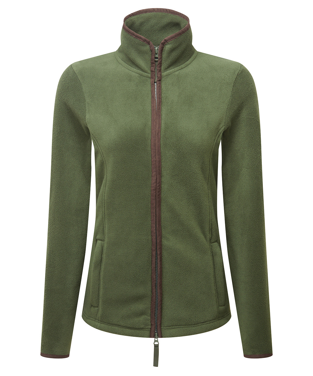 Flíspeysa Premier PR824 – Moss Green/Brown – 3XL