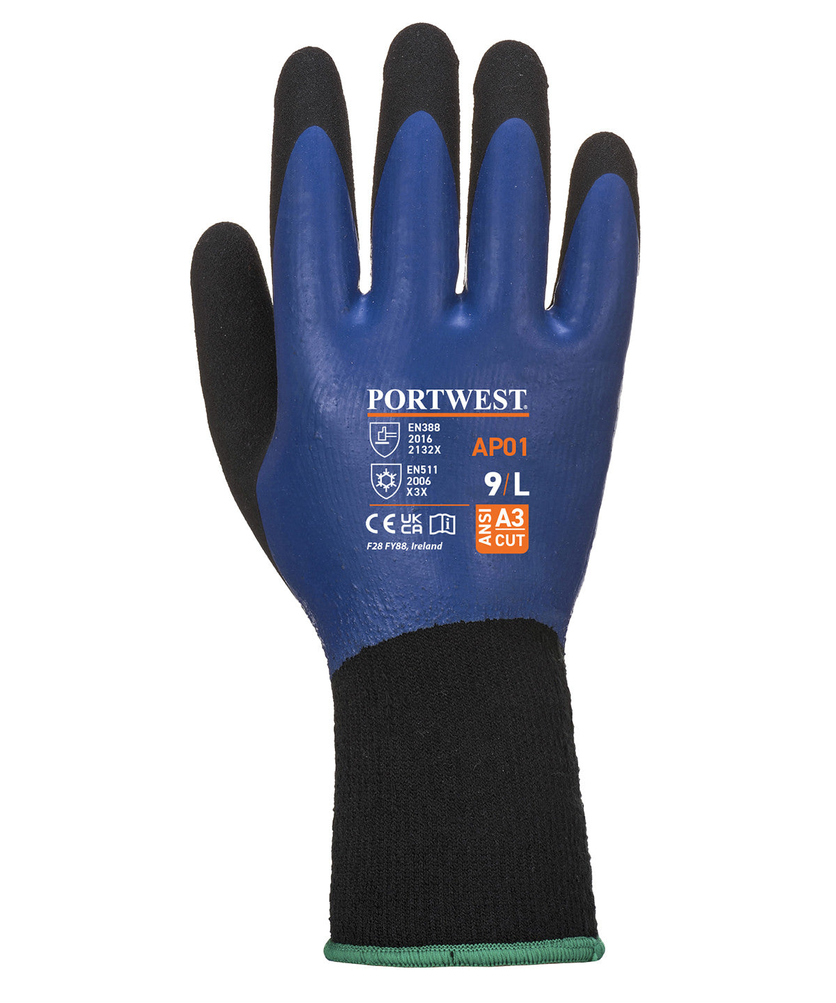 Hanskar Portwest PW561 – Blue/Black – 3XL