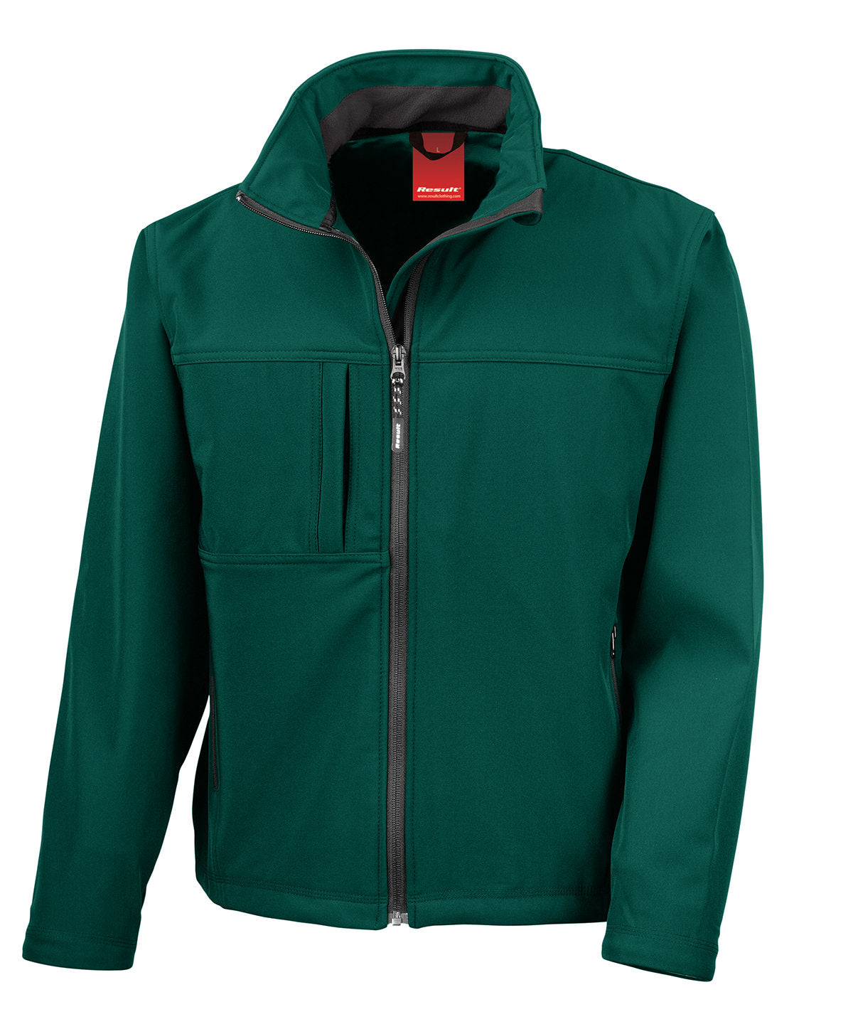 Softshell-jakki Result R121A – Bottle Green*† – 4XL