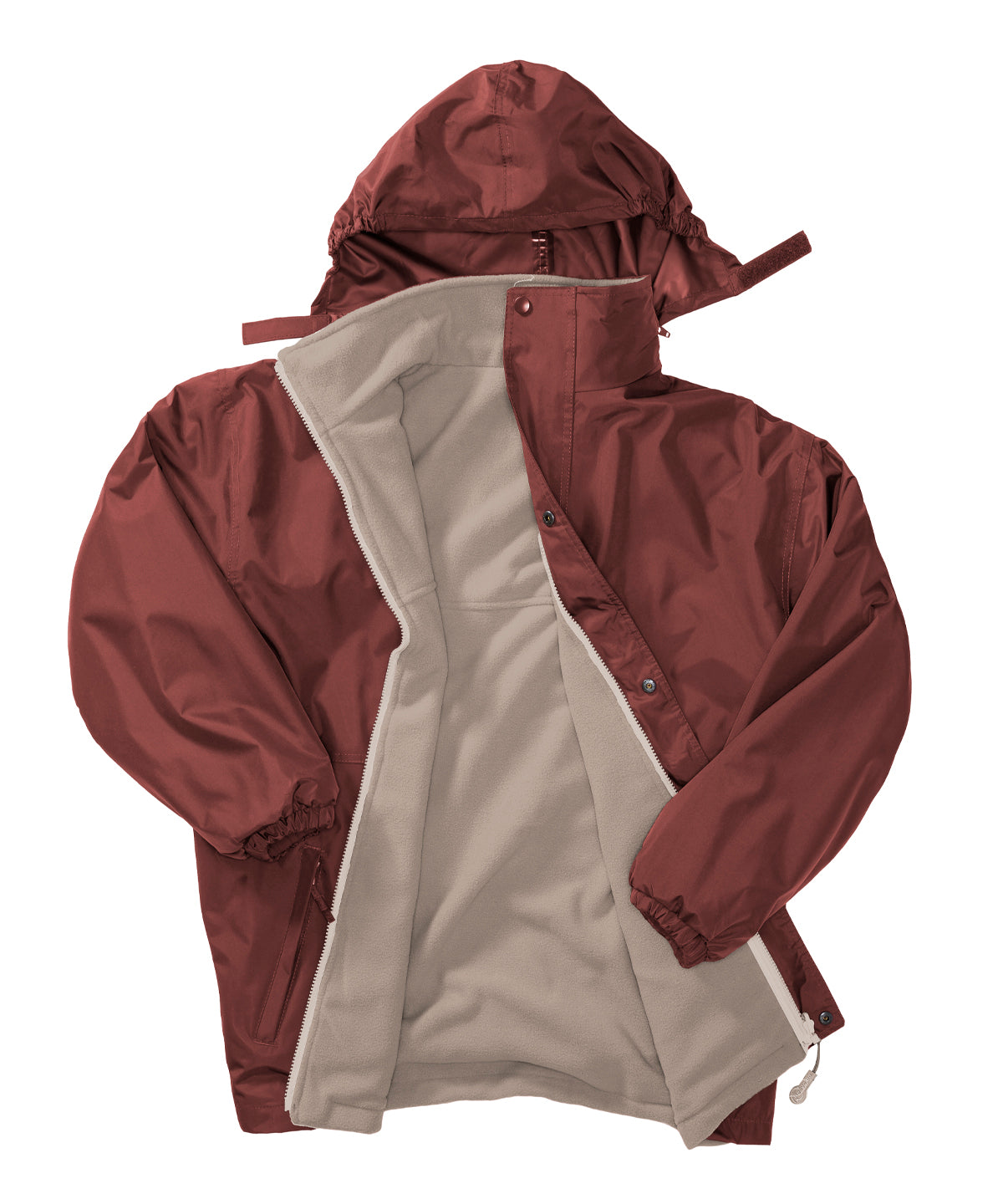 Jakki Result R160A – Burgundy/Camel – 2XL