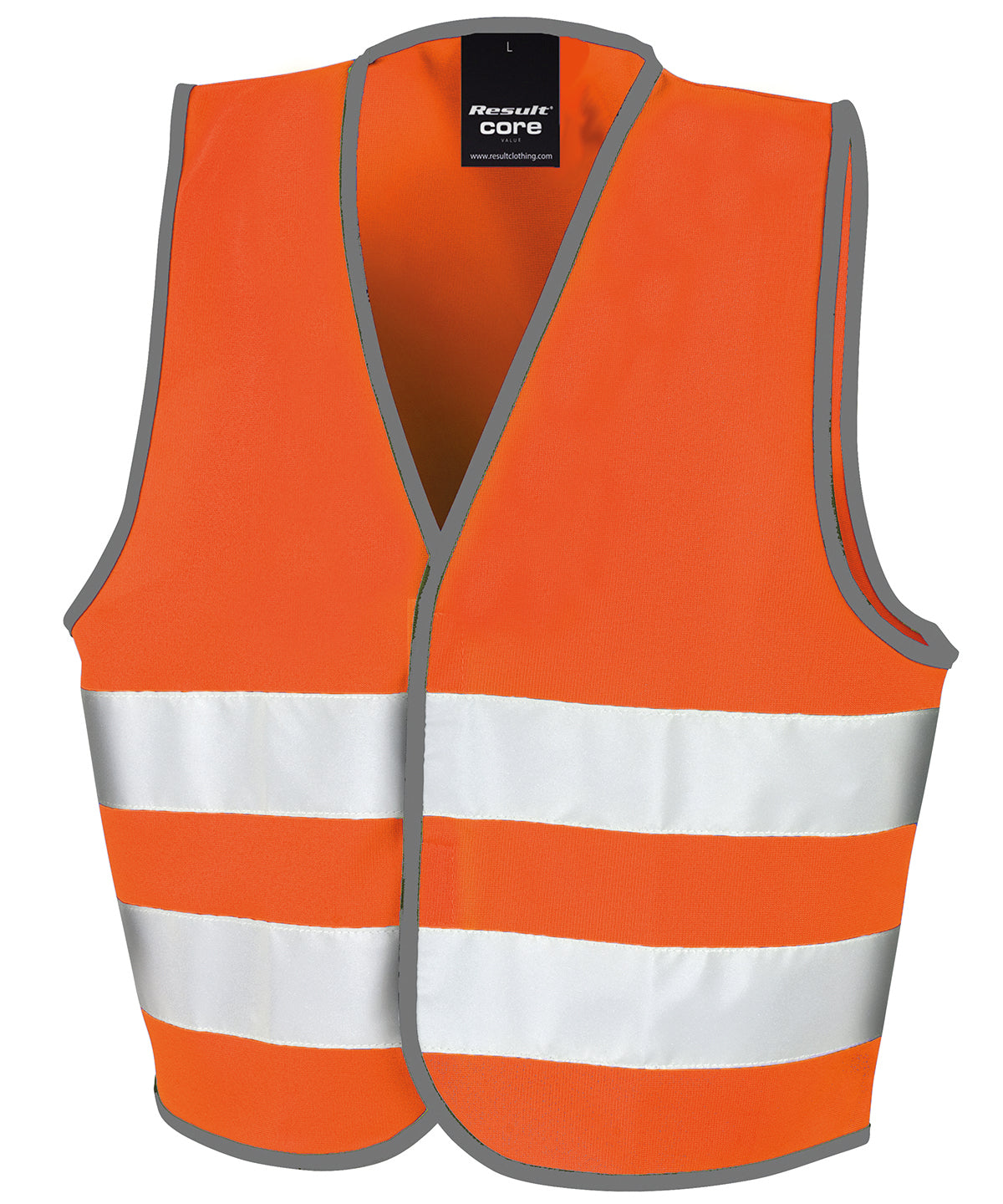 Öryggisvesti Result Core R200J – Fluorescent Orange – 10/12 Years
