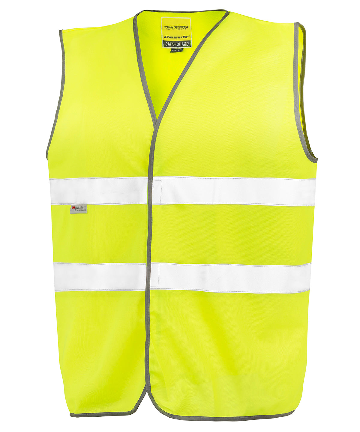 Öryggisvesti Result Safeguard R211A – Fluorescent Yellow – 2XL