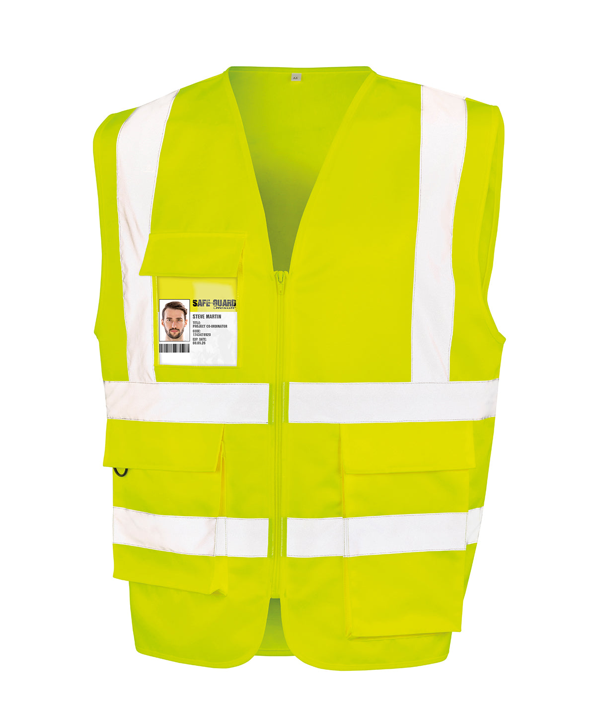 Öryggisvesti Result Safeguard R477X – Fluorescent Yellow – 3XL