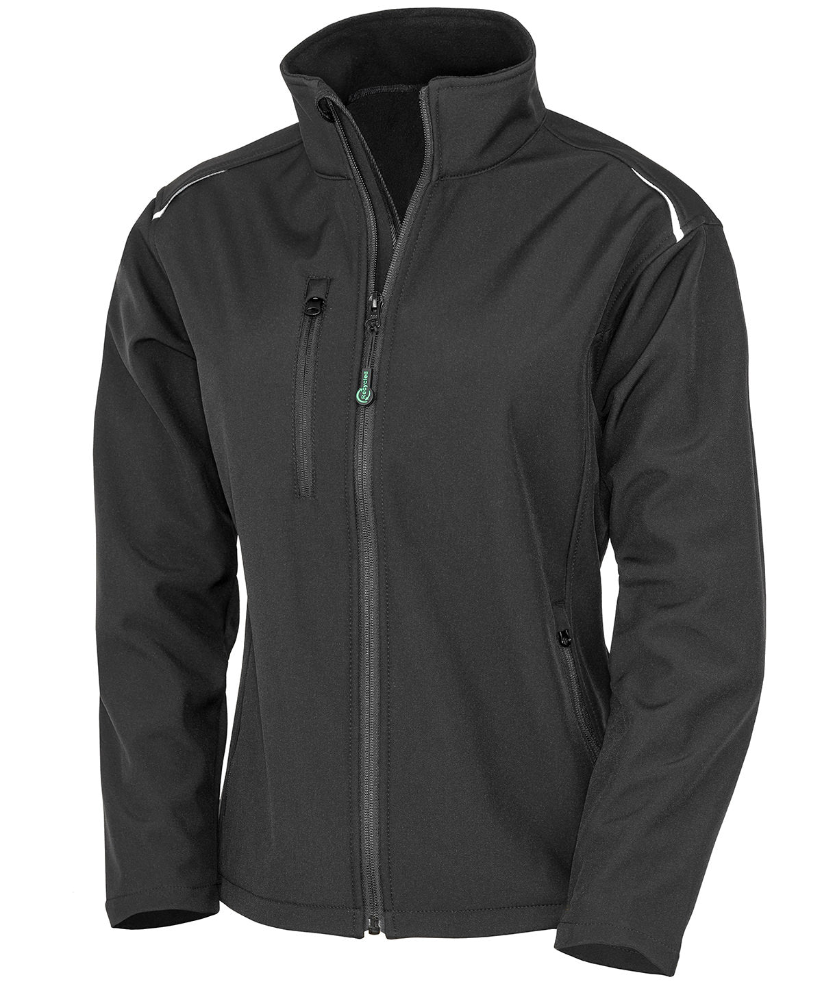 Softshell-jakki Result Recycled R900F – Svartur – 2XL