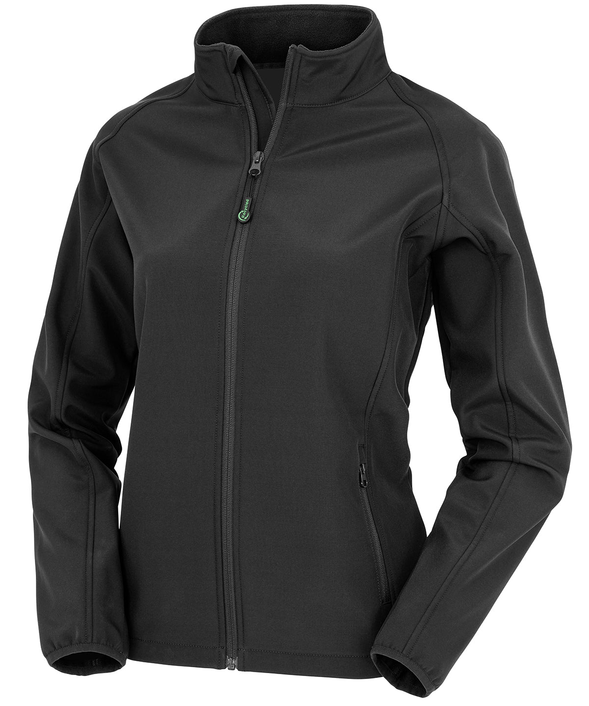 Softshell-jakki Result Recycled R901F – Svartur – 2XL