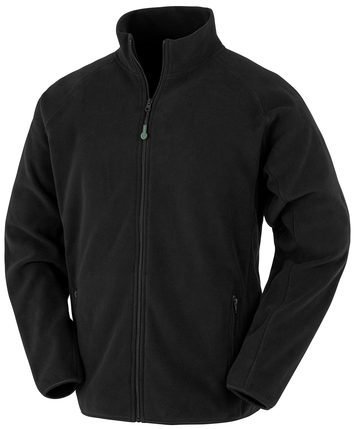 Flíspeysa Result Recycled R903X – Svartur – 4XL