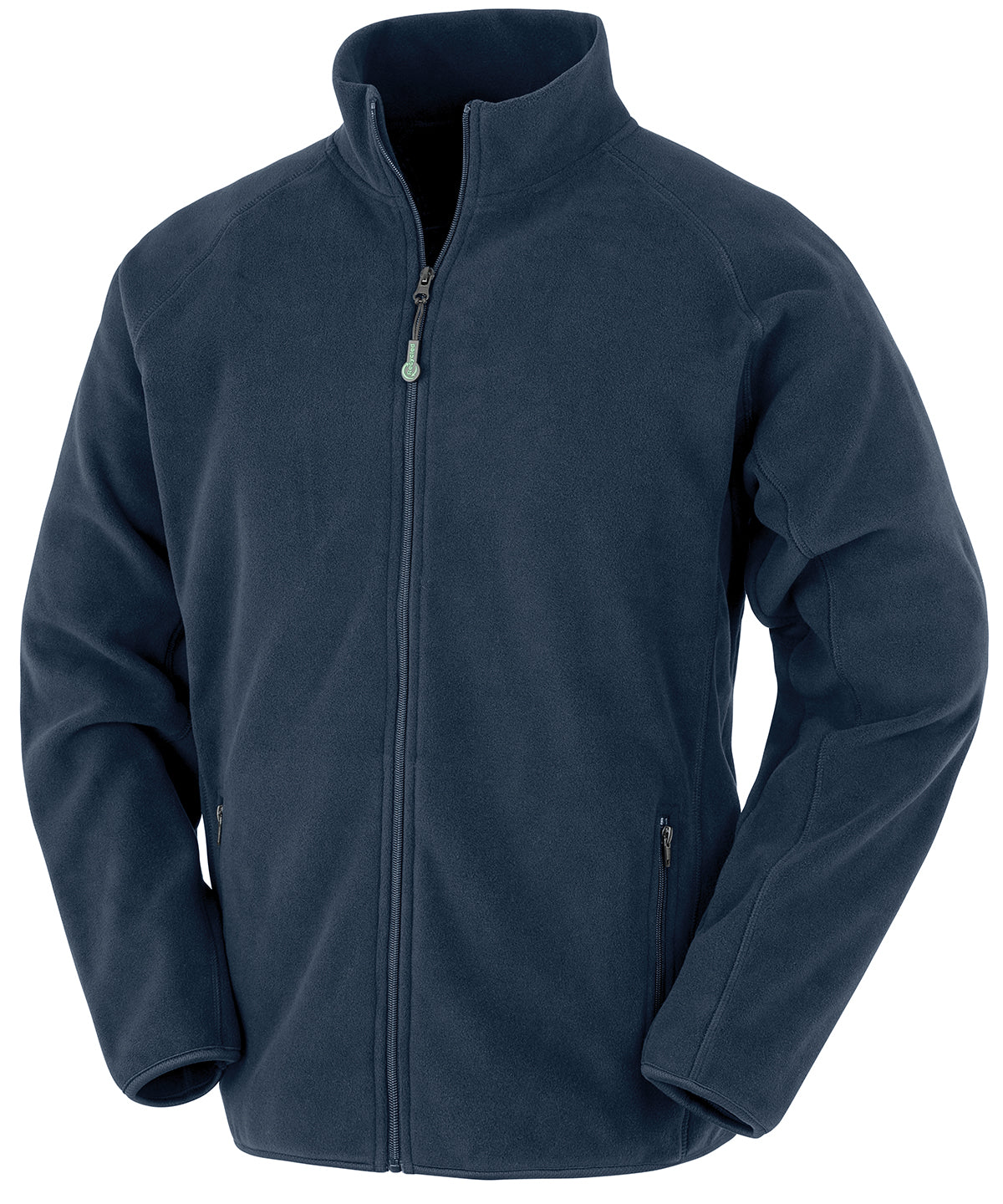Flíspeysa Result Recycled R903X – Dökkblár – 4XL