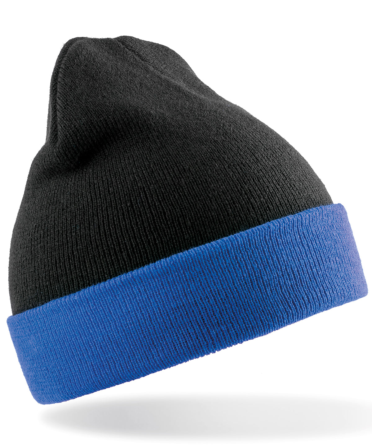 Húfa Result Recycled RC930 – Black/Royal – One size