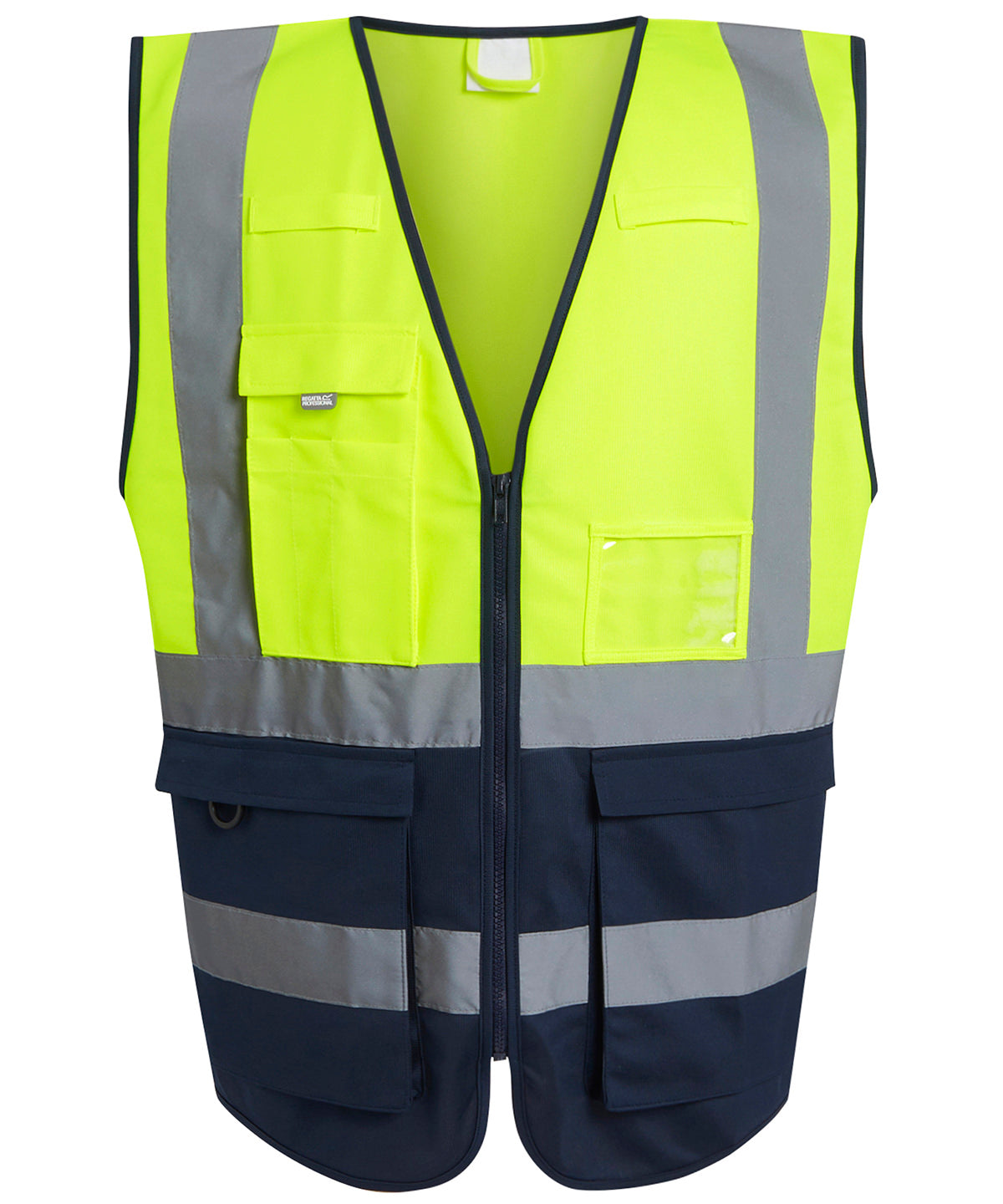Öryggisvesti Regatta High Visibility RG469 – Yellow/Navy – 3XL