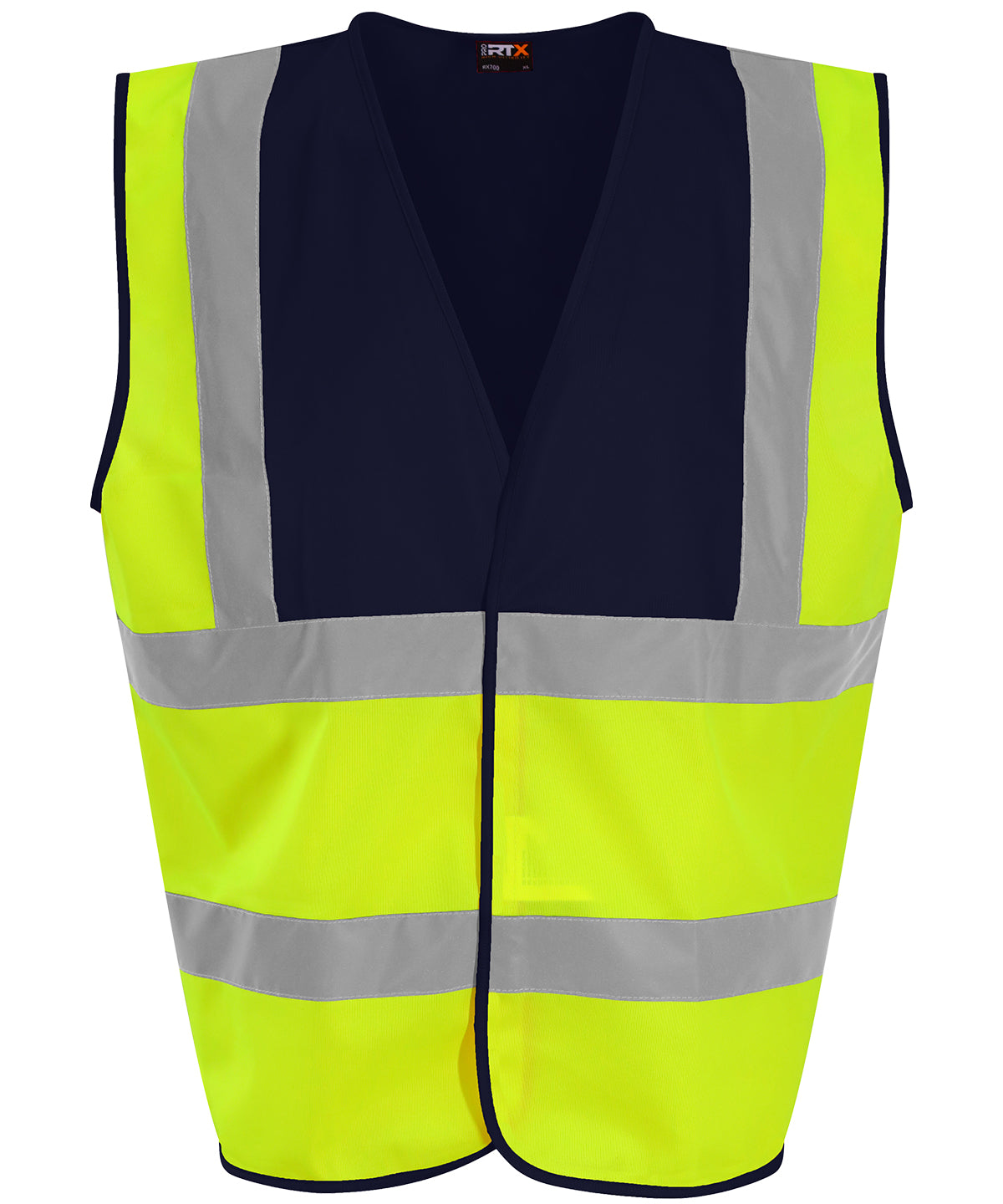Öryggisvesti ProRTX High Visibility RX700 – HV Yellow/Navy – 3XL