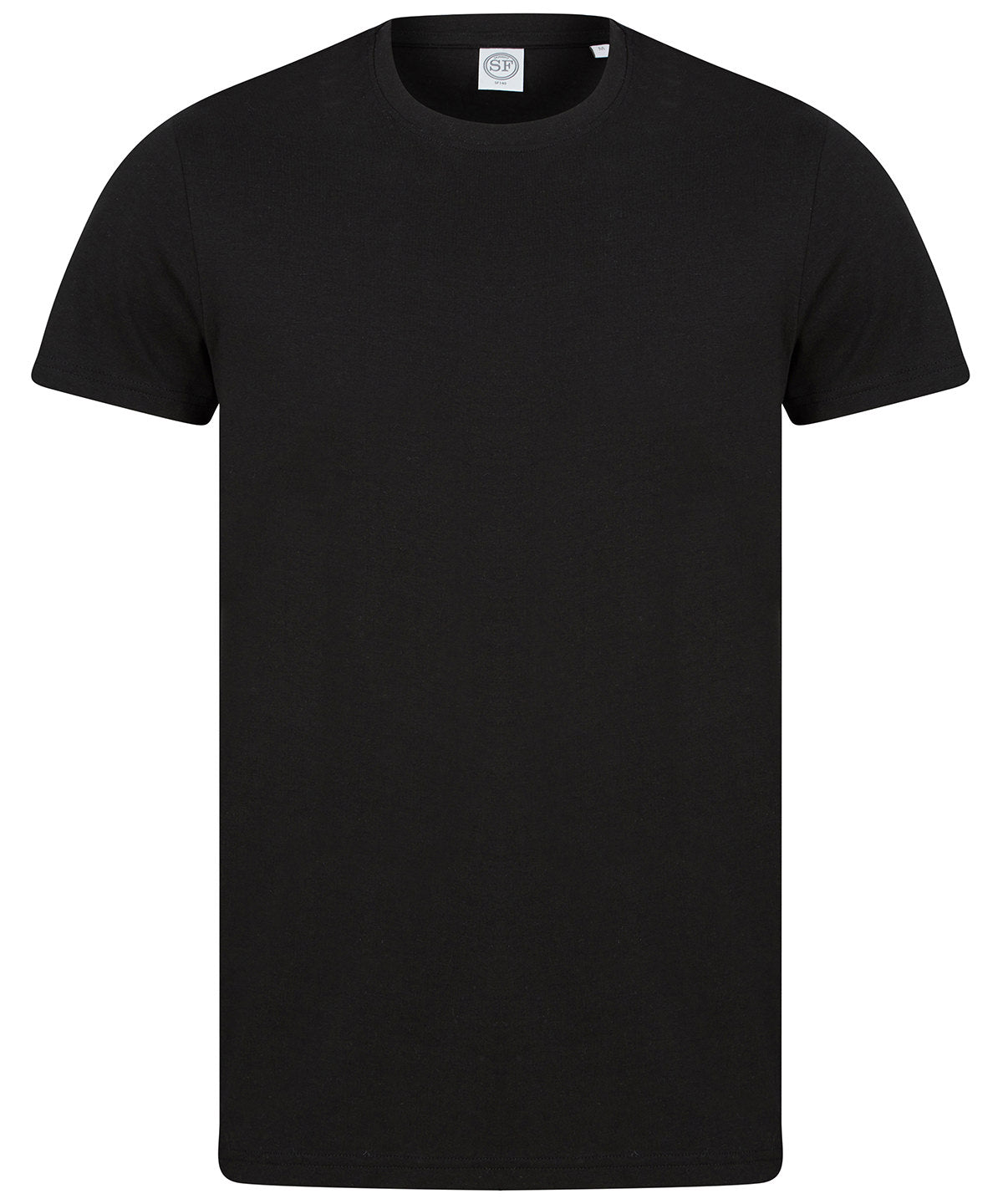 Stuttermabolur SF SF140 – Svartur – 4XL