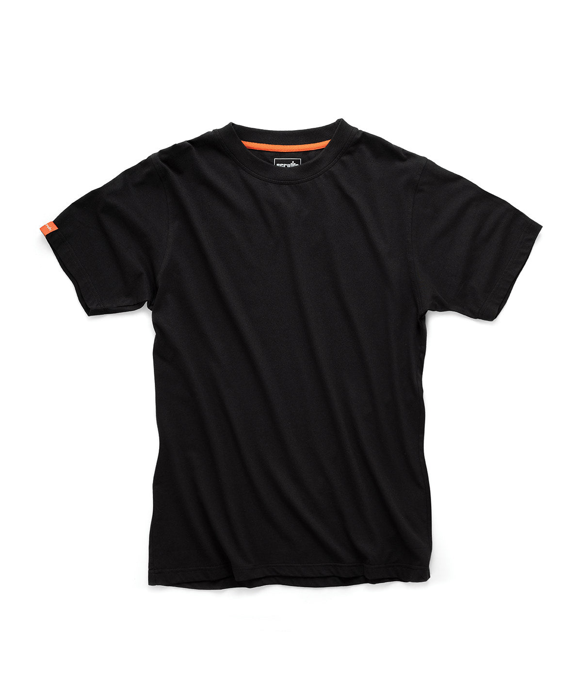 Stuttermabolur Scruffs SH001 – Svartur – 3XL