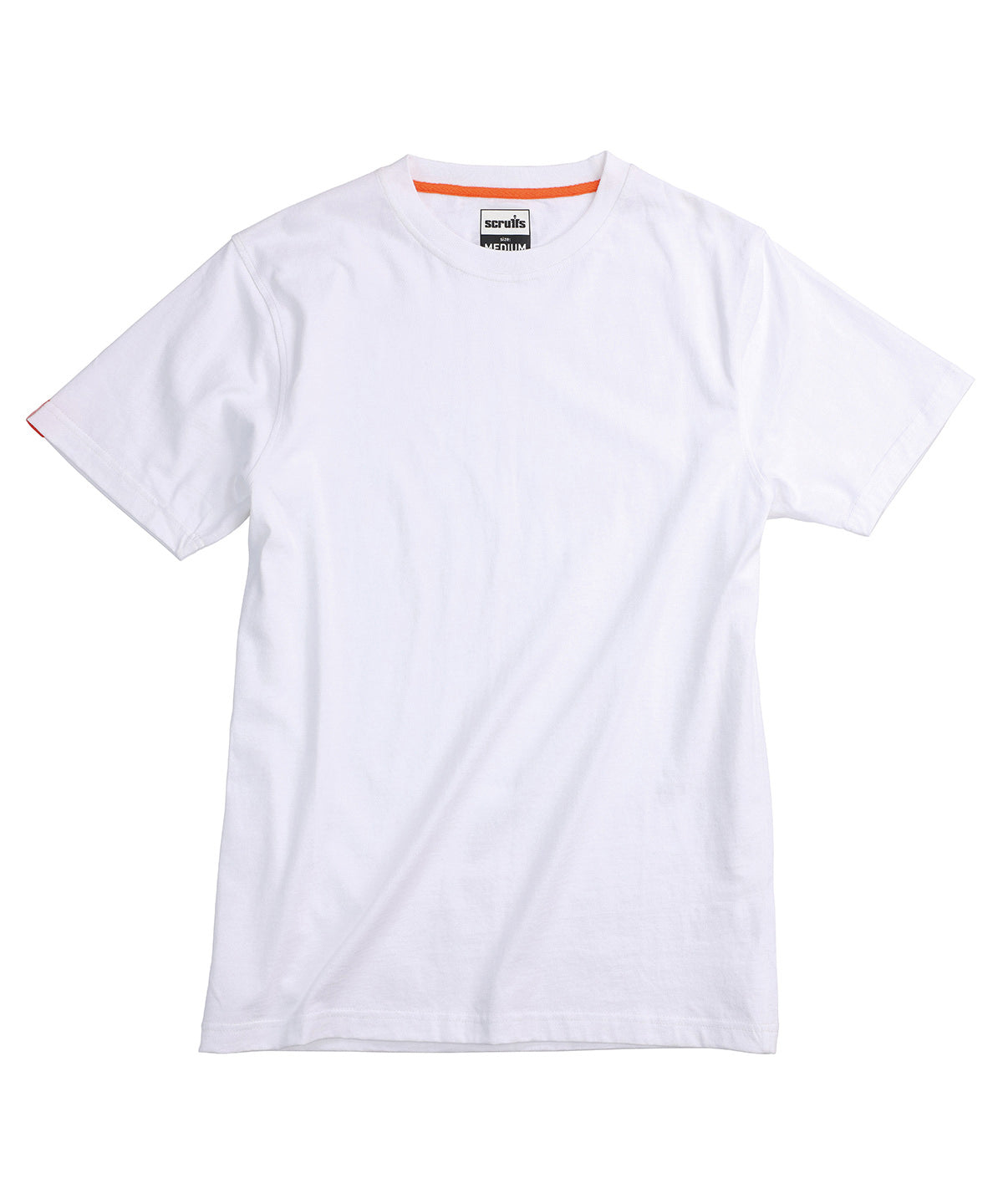 Stuttermabolur Scruffs SH001 – Hvítur – 3XL